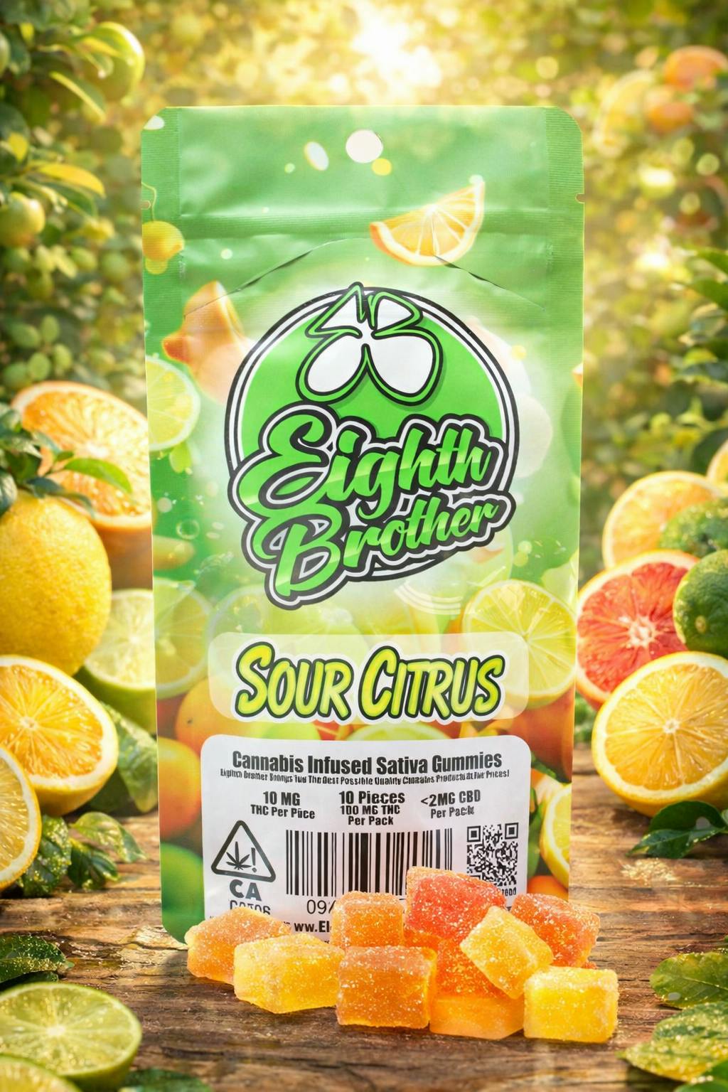Sour Citrus Gummies: Sour Citrus Gummies 10-pack