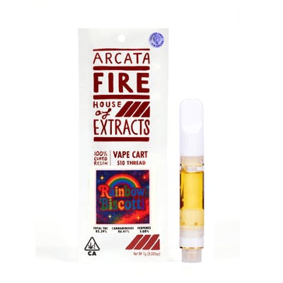 Arcata Fire - Rainbow Biscotti - Cured Resin - 1 Gram