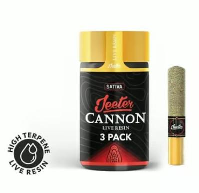 Jeeter - Mango Sour - Cannon Live Resin - 3 pack - 1.5 Grams
