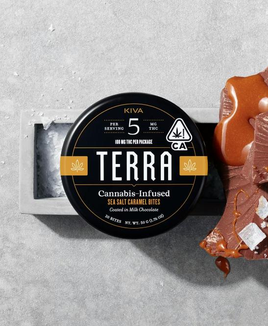 Terra | Milk Chocolate Sea Salt Caramel | 100mg | 20ct | 5mg/ea