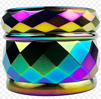 Assorted 60mm Grinder - Iridescent Diamond Color