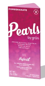 Pearls: Pomegranate 4:1 CBD:THC - Gummies