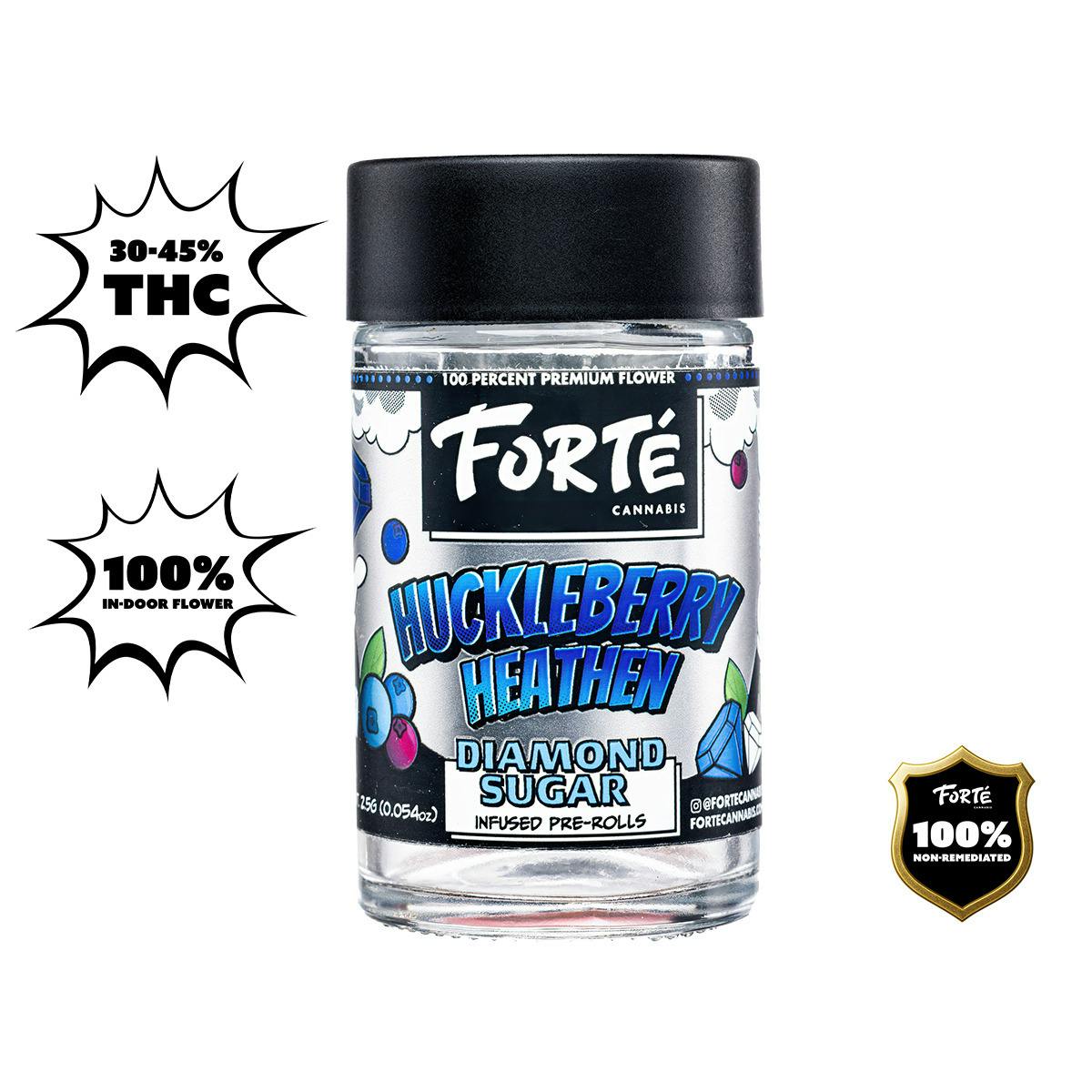 Forte - Bubble x Diamond Pre-roll 0.5g - 5pk - Huckleberry Heathen