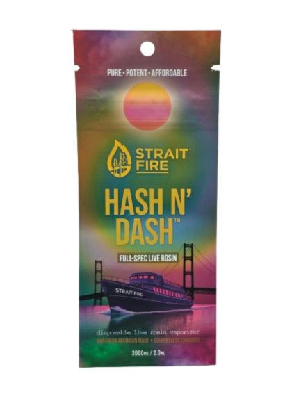 Strait Fire - Live Rosin Disposable 2g - Pure Michigan x Jet Fuel Gelato cannabis product
