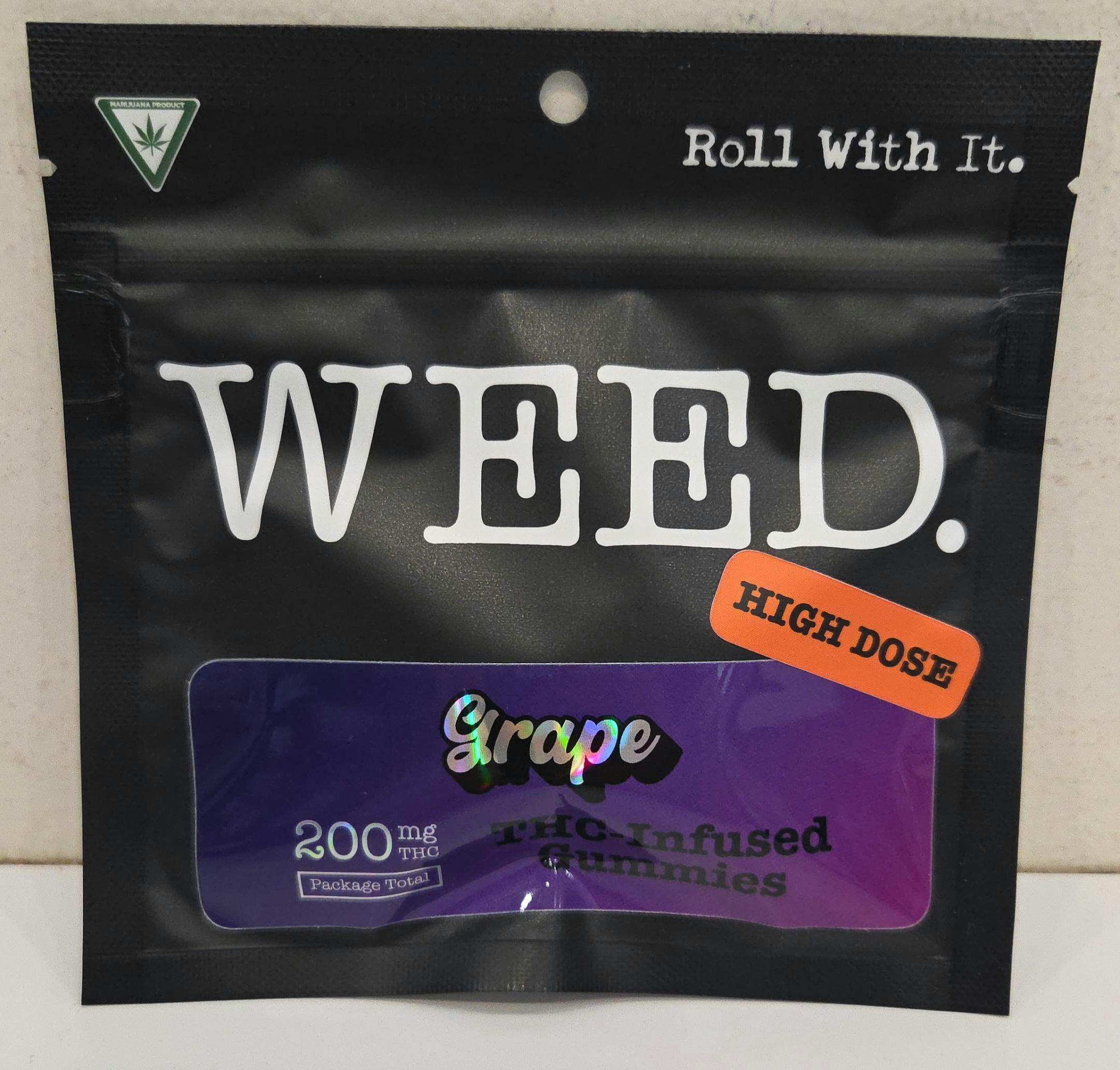 Weed. - Gummies - 200mg High Dose - Grape at Cloud Cannabis Cedar Springs Dispensary