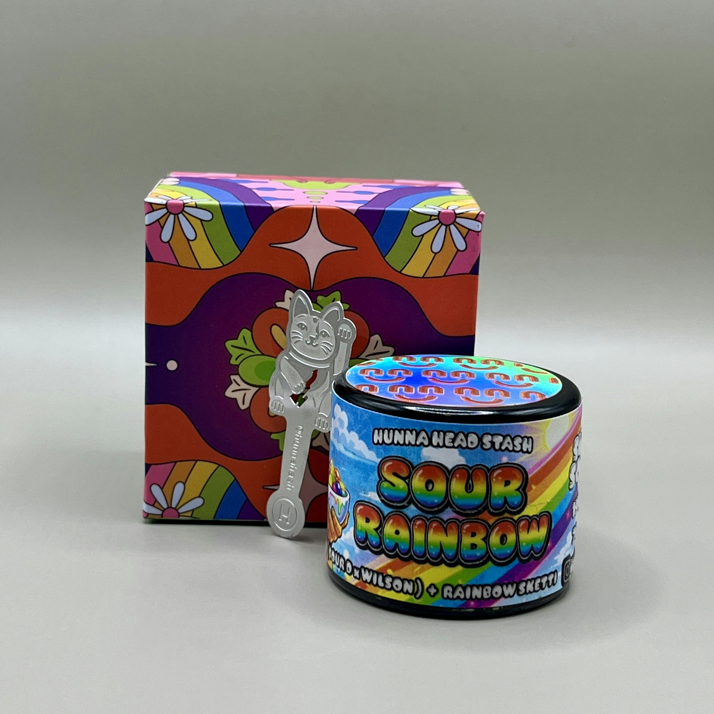 Hunna Hash - Head Stash Single Source - Live Rosin 2g - Sour Rainbow