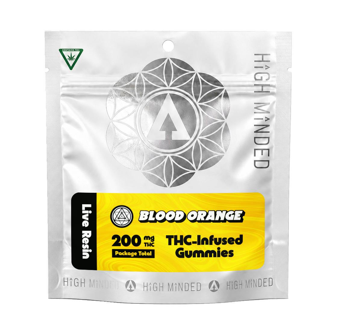 High Minded - Gummies - 200mg Live Resin - Blood Orange - Activate