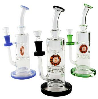 10" Spinning Poker Chip Bong with Bowl