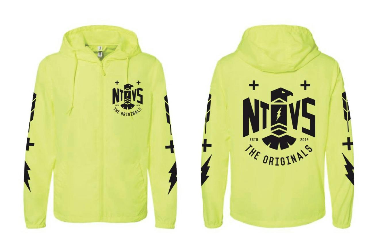 The NTVs Thunderbird Windbreaker - Safety Yellow - X-Large