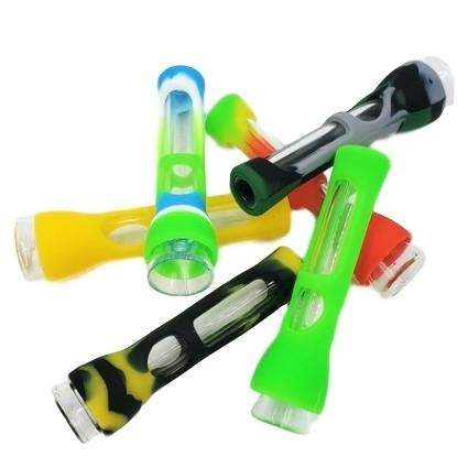 3.5" Silicone Chillum | Assorted Colors