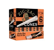 Zig Zag Orange 1 1/4" Pre-rolled Cones Ultra Thin 6pk