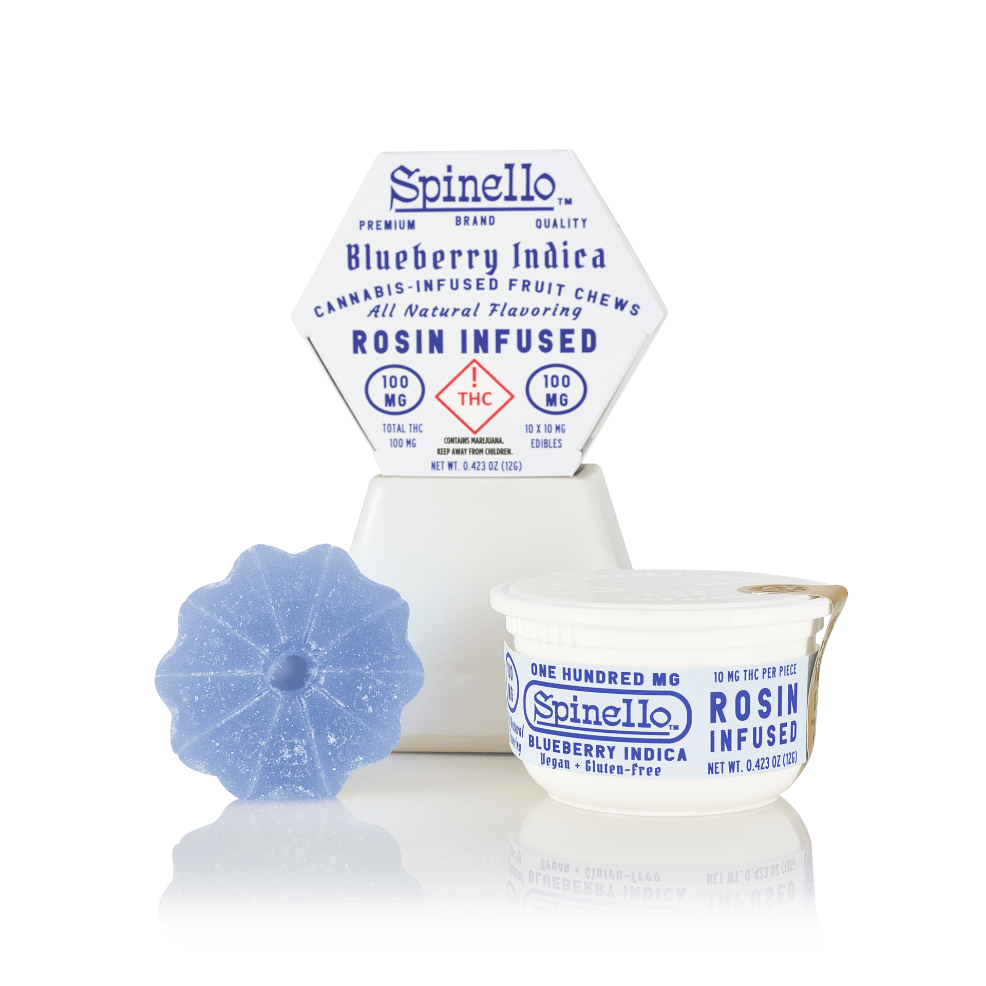 Spinello (I) Blueberry Rosin Fruit Chews 100mg