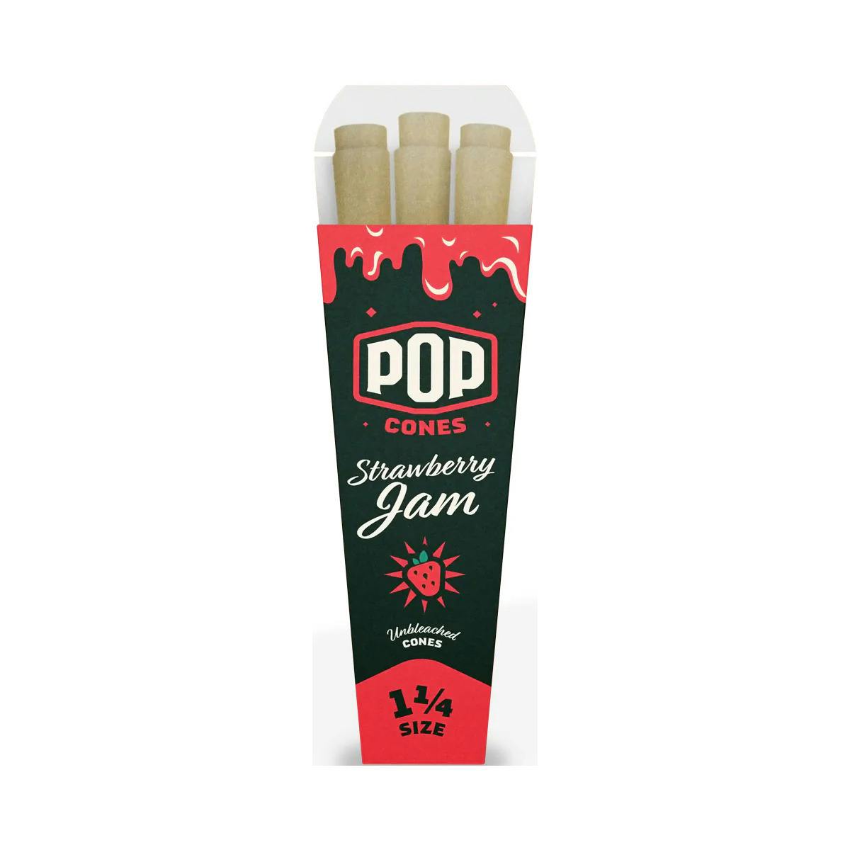 Pop Cones 6pk Strawberry Jam