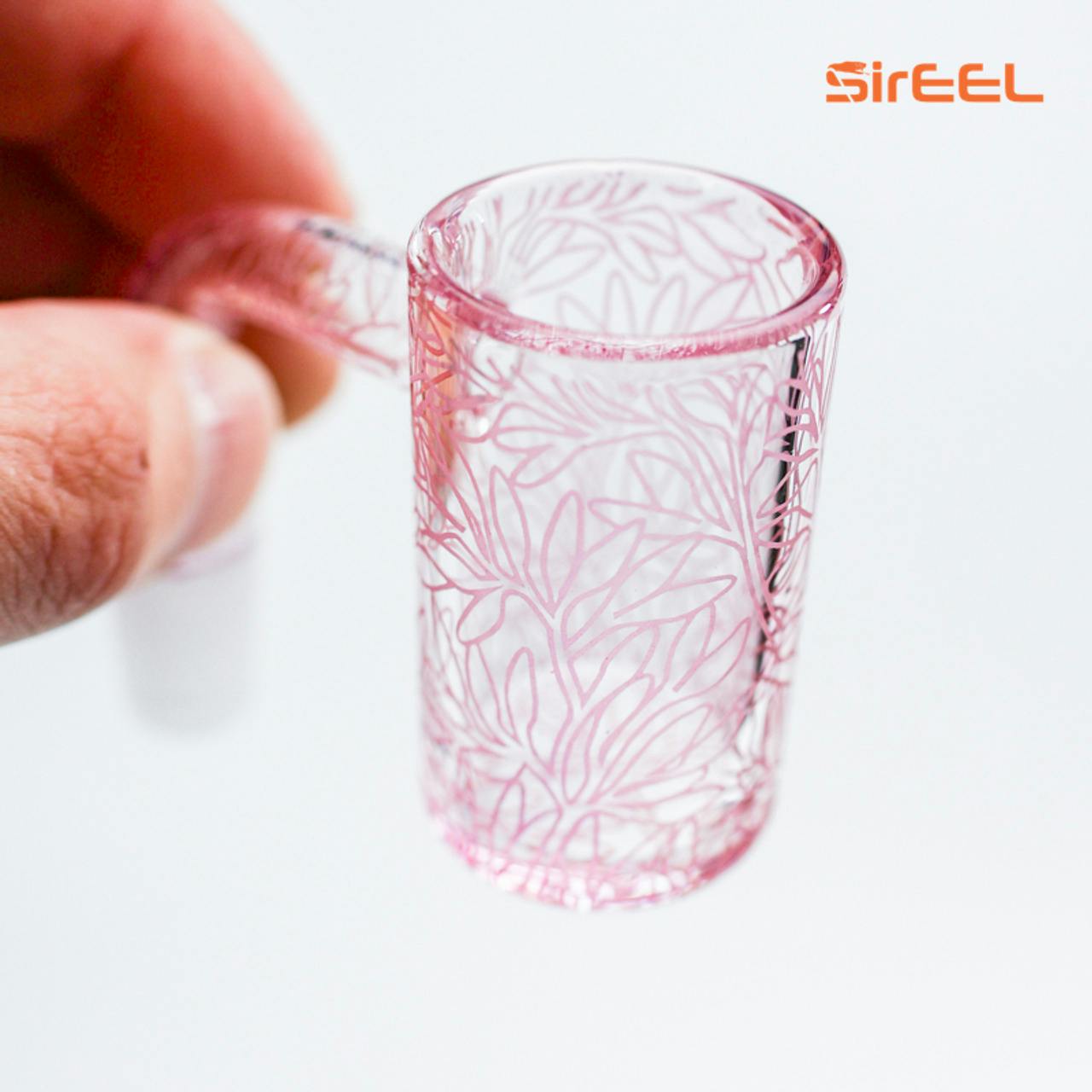 SirEEL - Fumed Etched Quartz Banger - 14mm Male