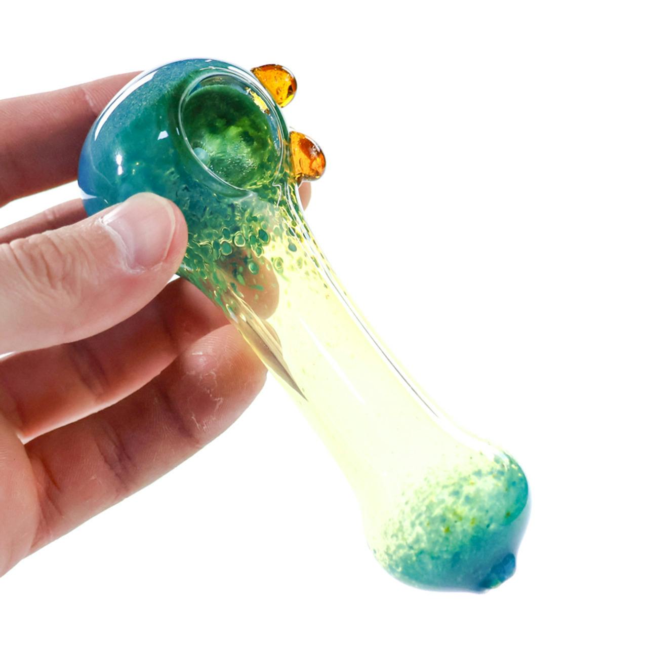 4.5" - Inside Twist Body & Colored Head Hand Pipe