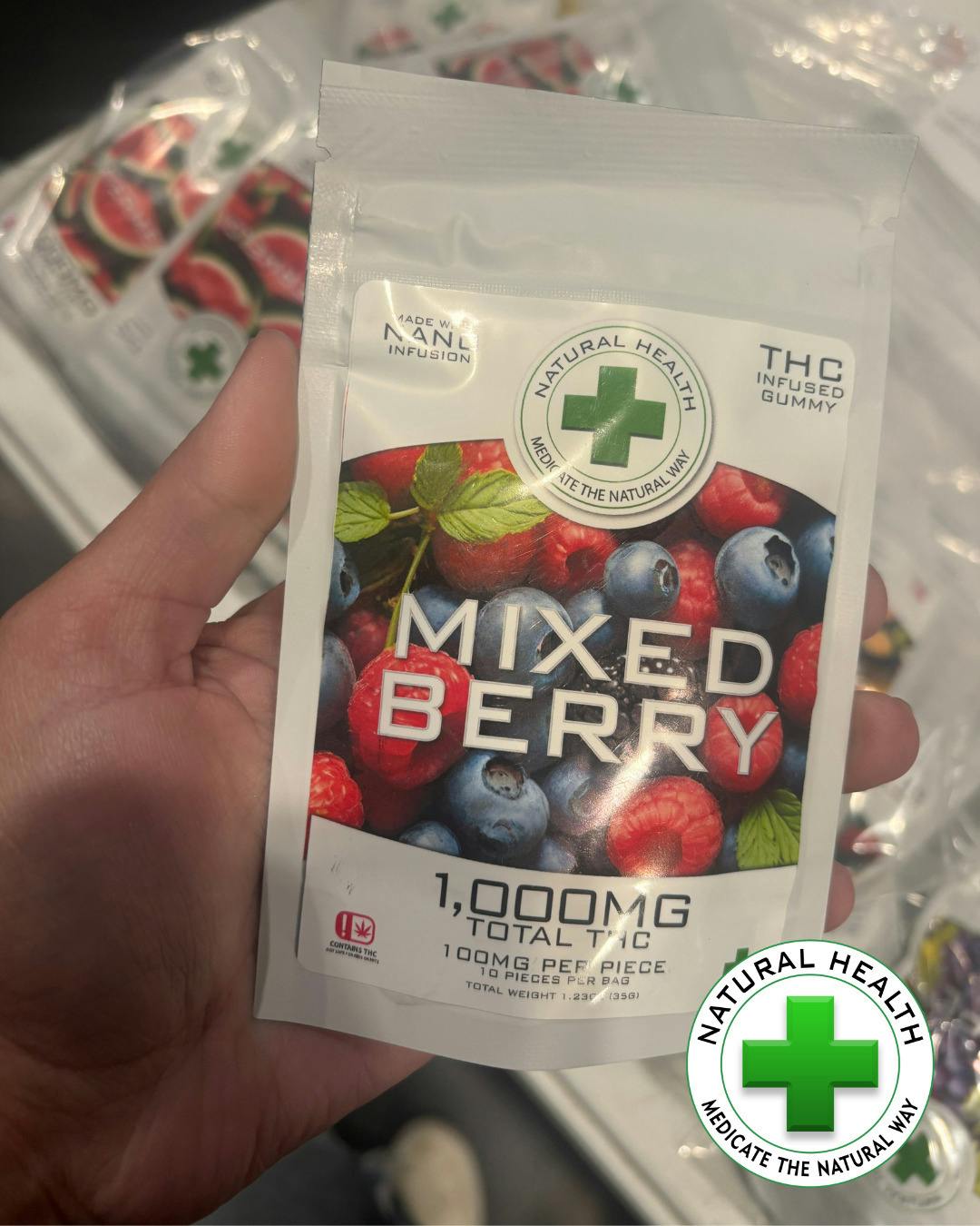 Natural Health - Edible - Mixed Berry Nano Gummies