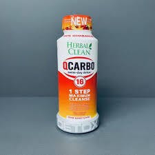 Herbal Clean - QCarbo Same Day Detox - 16oz - Straw-Mango