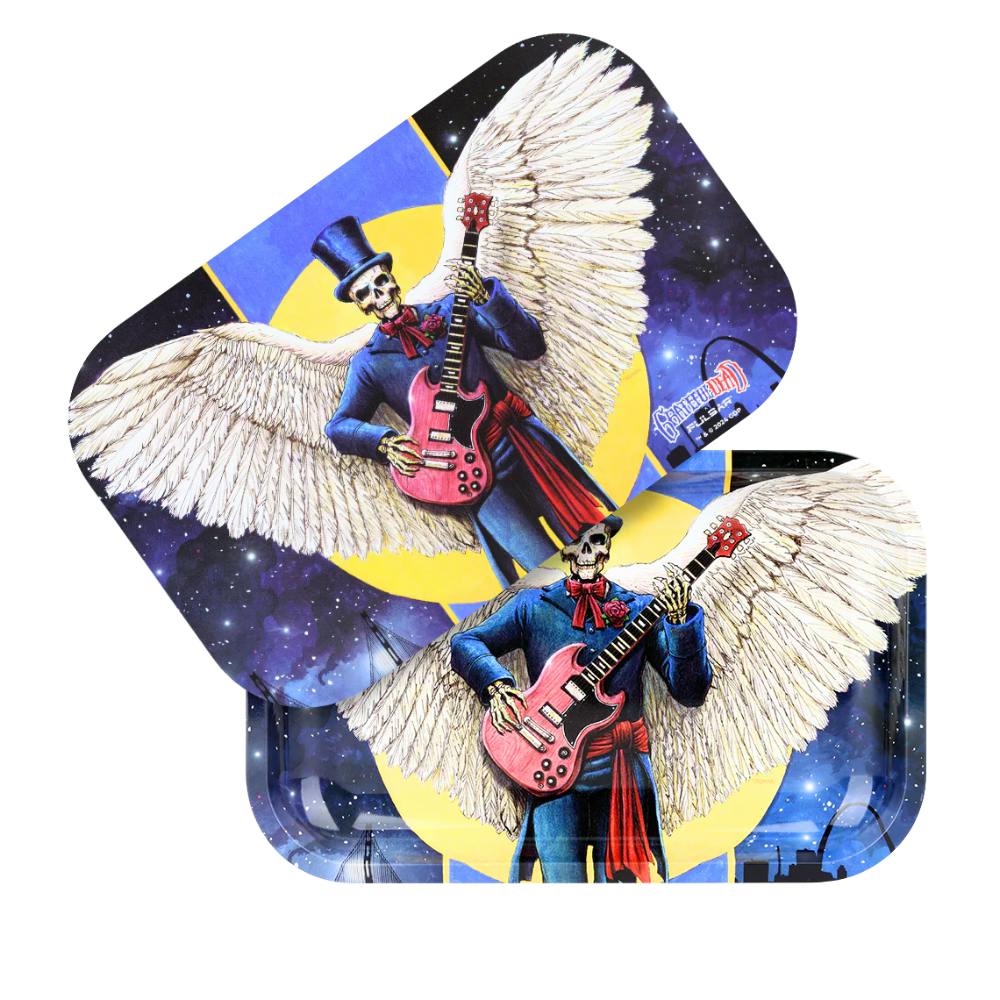 Pulsar X Grateful Dead - Metal Rolling Tray w/ Lid - Angel of Music - Medium