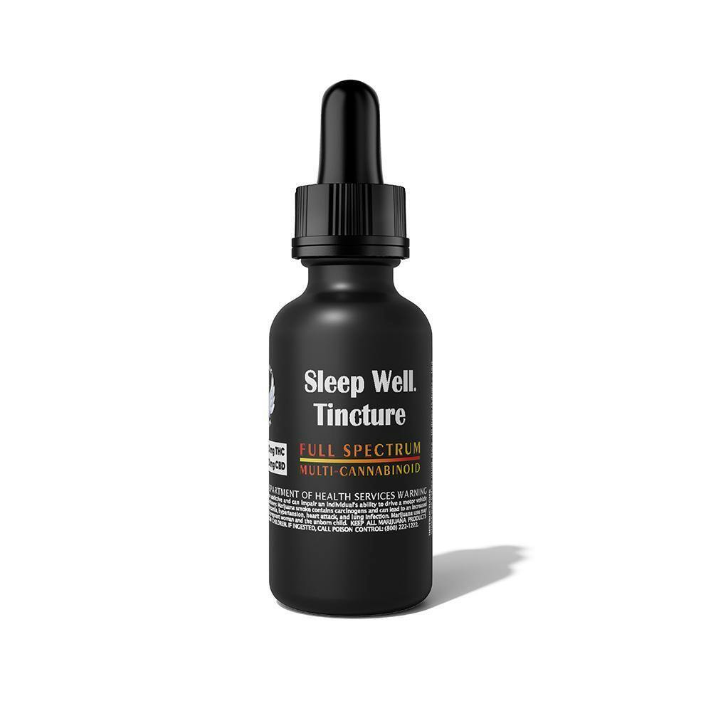 Sleep Well Glycerin Tincture 1:1 THC:CBD 100mg