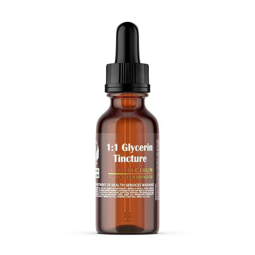 Glycerin Tincture 1:1 100 THC:CBD 100mg