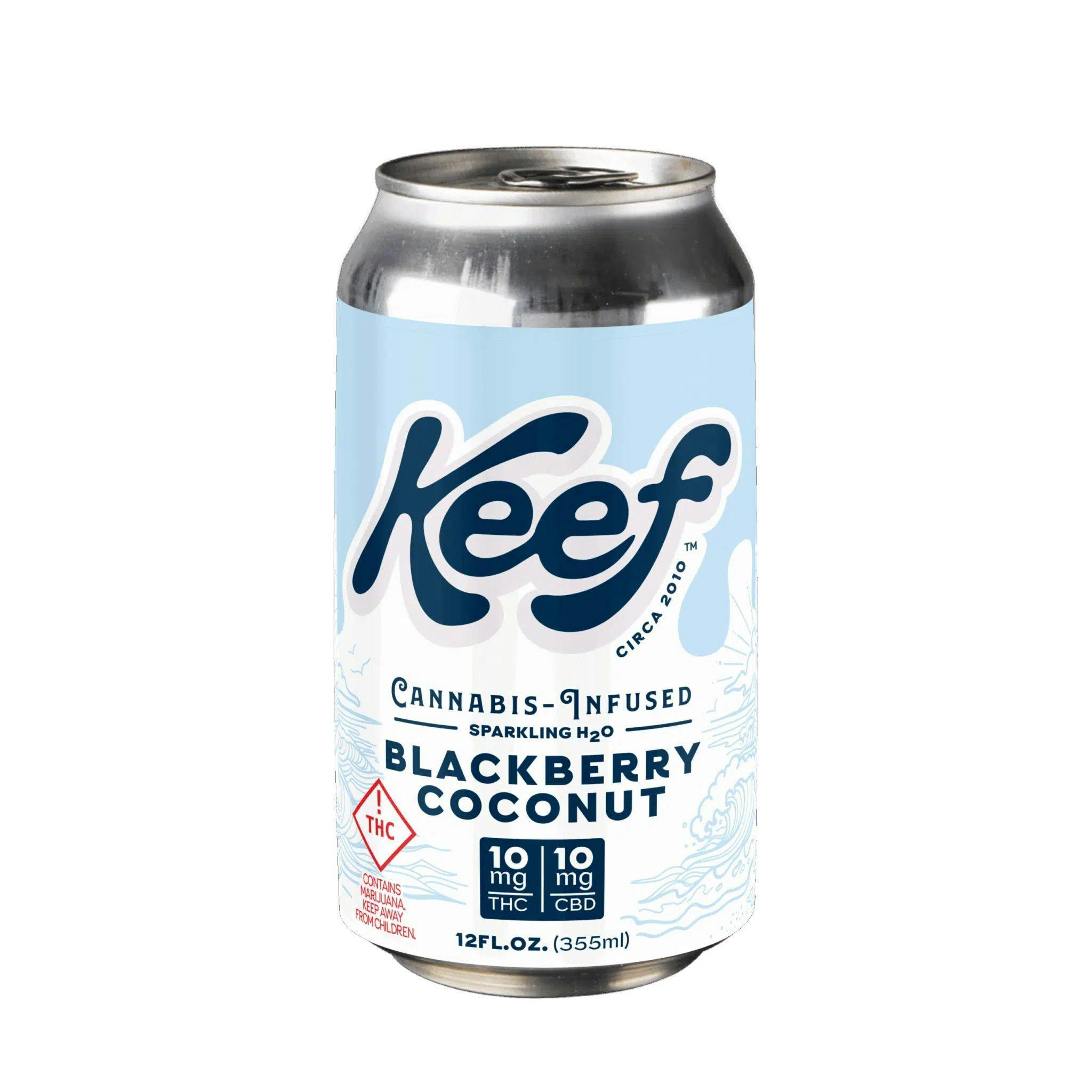 BLACKBERRY COCONUT 1:1 SPARKLING H2O 10MG