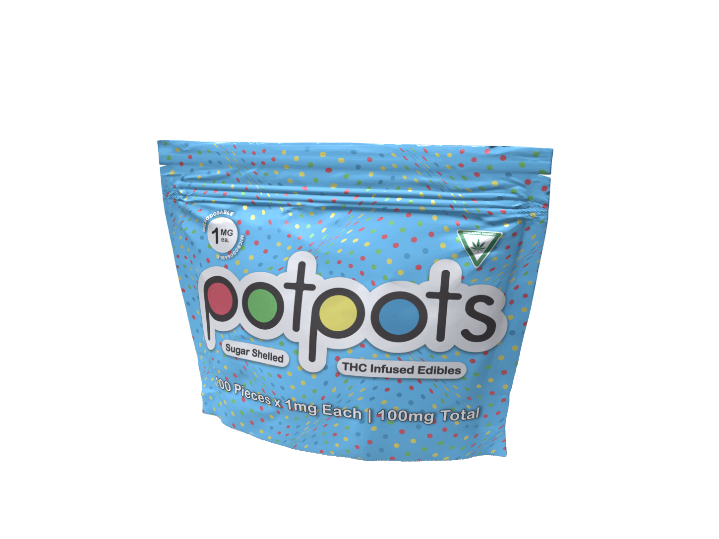 Potpots Milk Chocolate 100mg