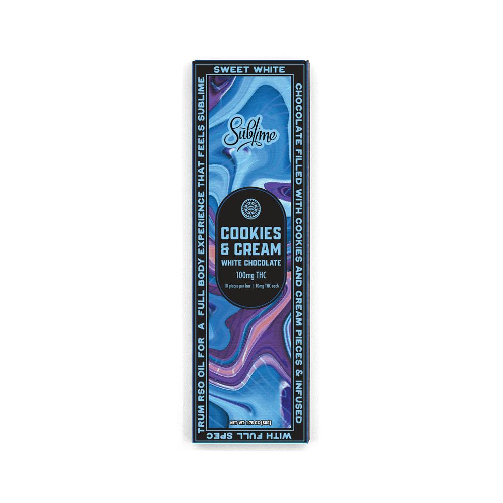 Cookies & Cream RSO Hybrid Chocolate 100mg