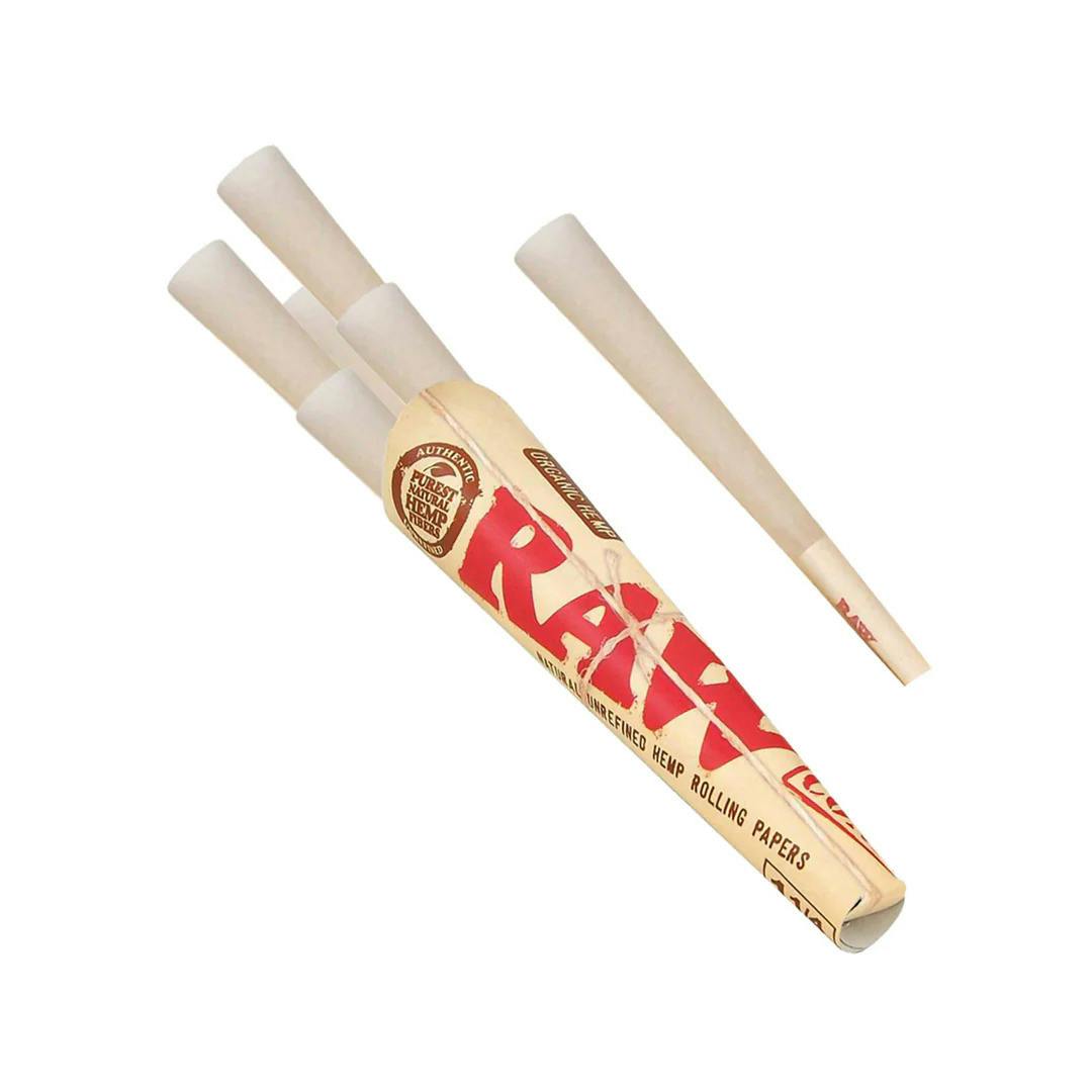 RAW Organic Hemp 1 1/4 Cones 6pk