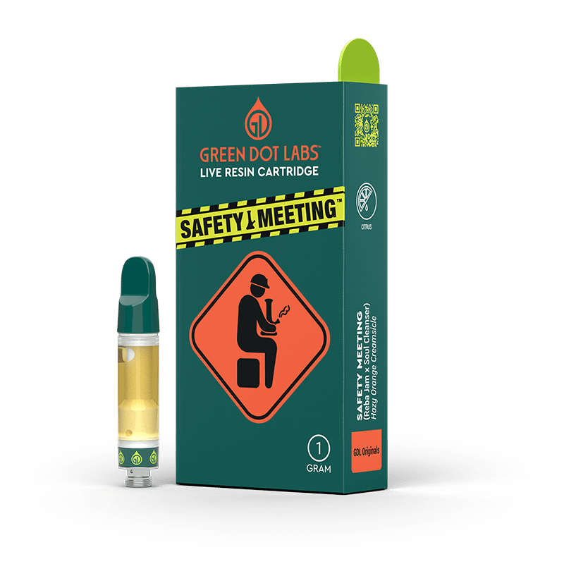 Safety Meeting Live Resin 510 Cartridge 1g