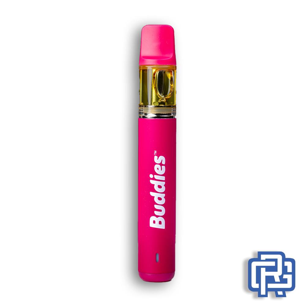 Raspberry Parfait Flavored All-in-One Vape: 1g (Distillate) - Buddies