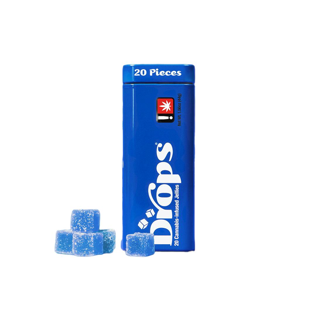 Blueberry "Drops" Jellies: 20pc .5