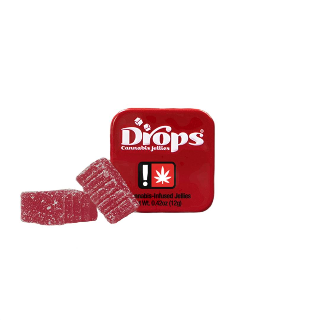 *discontinued* Cranberry "Drops" Jellies: 2pc :1