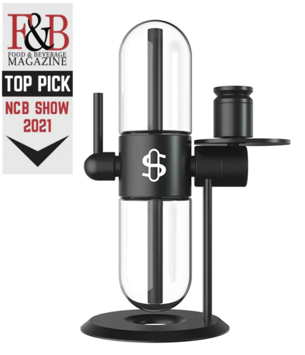 Stunden Glass Gravity Infuser Bong - Black