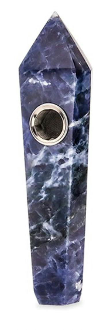 Astral Project - Gemstone Pipe - Blue Sodalite Dark Blue