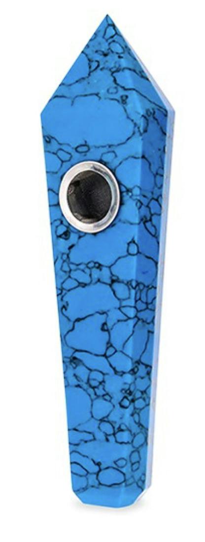 Astral Project - Gemstone Pipe - Light Blue Turquoise