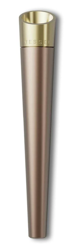 Vessel - Cone Rose Gold Innovative One Hitter for Flower