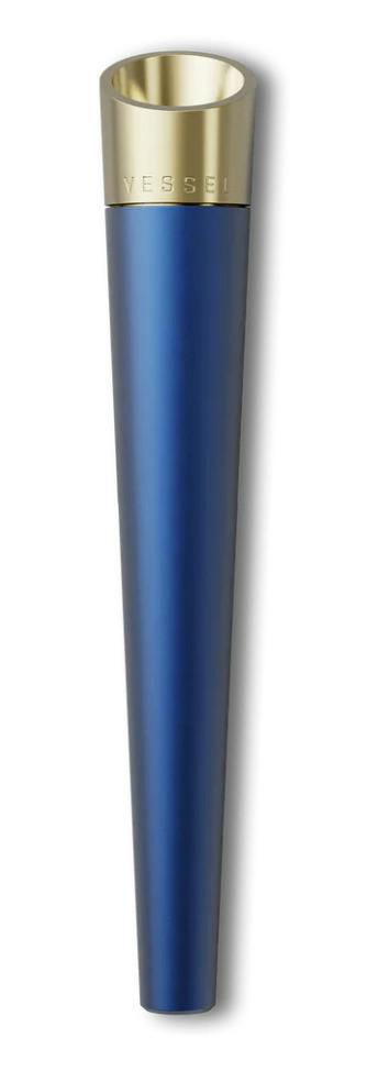 Vessel - Cone Maritime Blue Innovative One Hitter for Flower