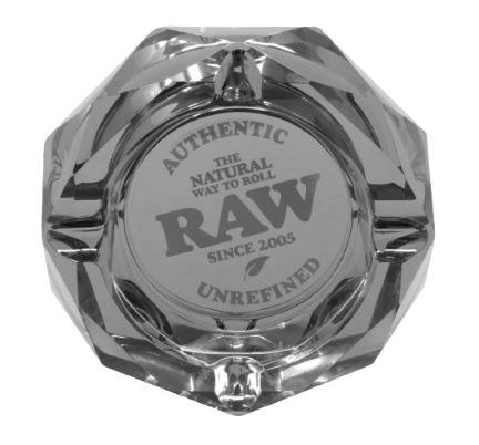 RAW - Dark Grey Glass Ashtray
