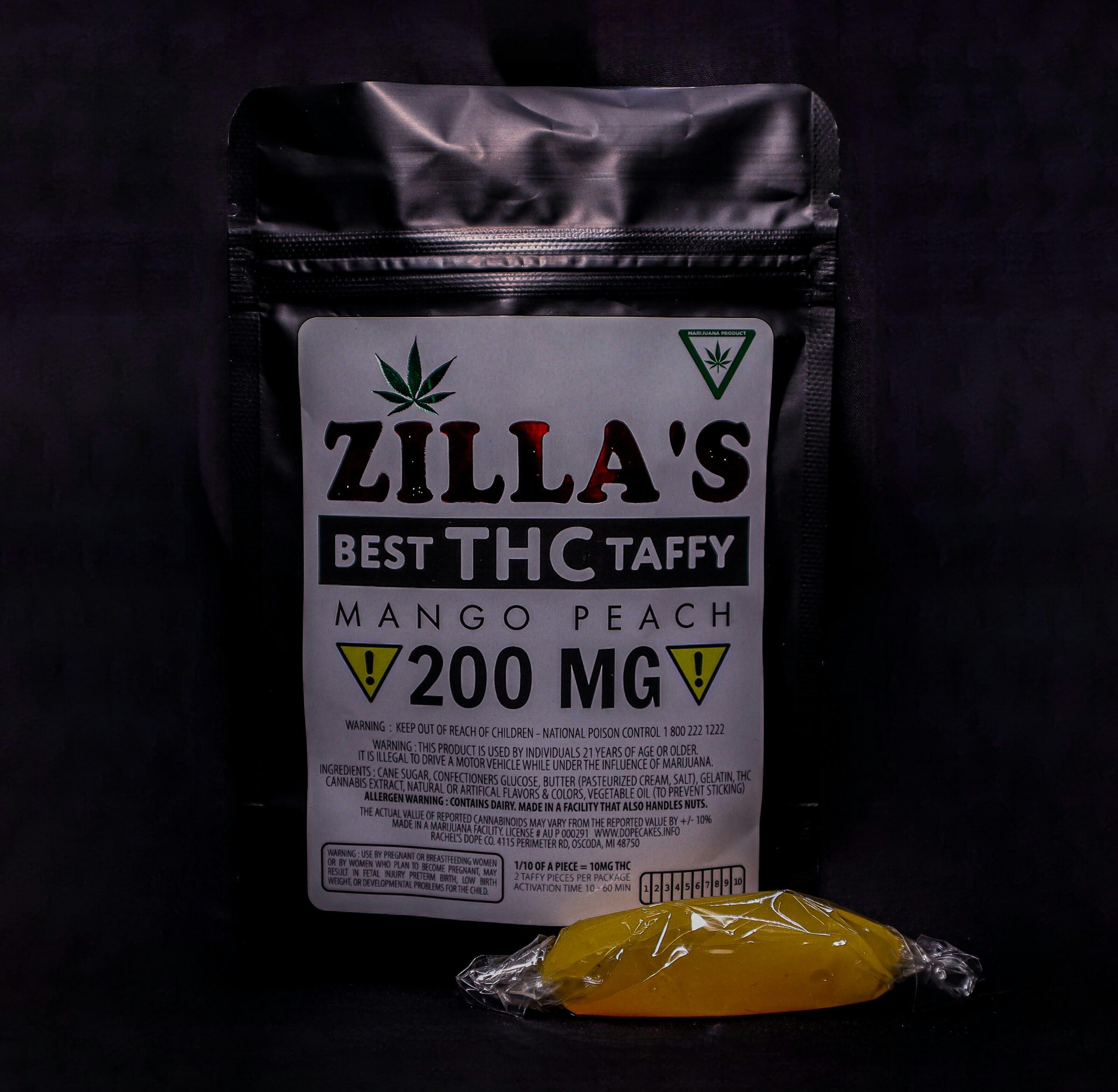 Strawberry 200mg High Chews by Zilla's