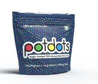 Pot Pots 100mg Dark Chocolate Candies By Dream