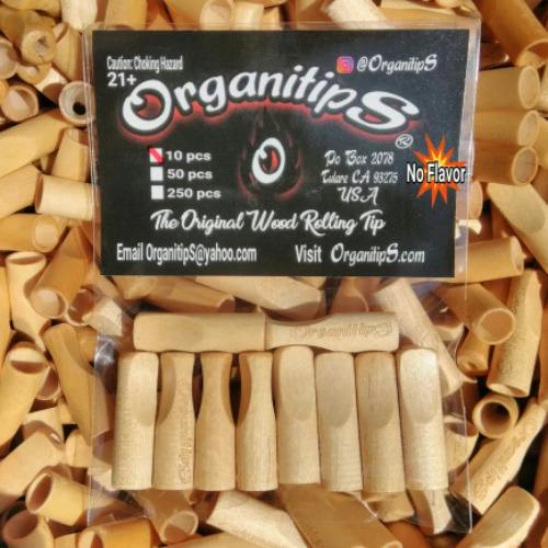 Organitips - Original Unflavored Wood Tip