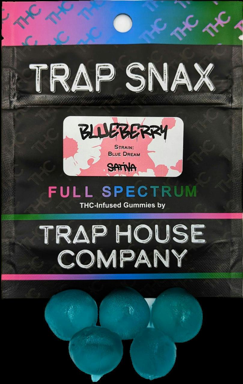 Black Currant Donny Burger 200mg Hash Rosin Gummies by Trap House