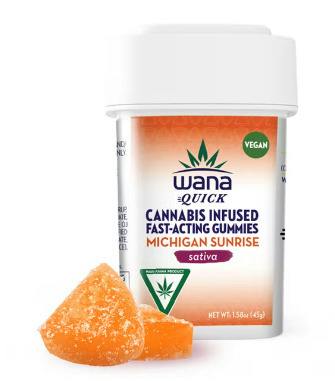 Michigan Sunrise Fast Acting 200mg Gummies by Wana