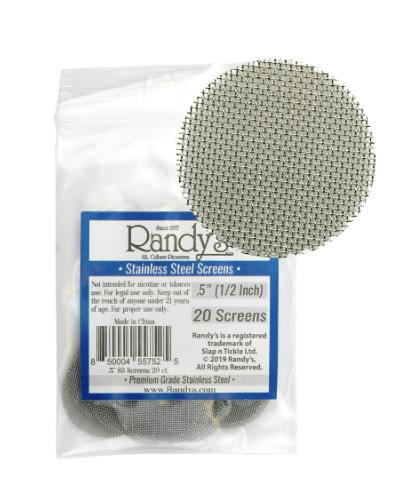Randy's Pipe Screens .5 or .75 (20 pack pouch)