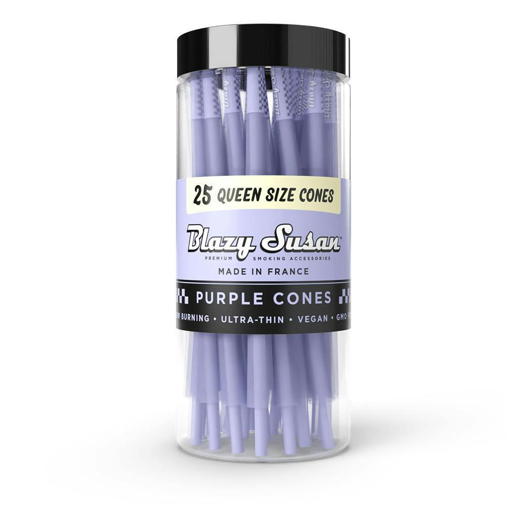 Blazy Susan - Purple Queen Size Cones - 25 Pack