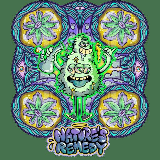 Nature's Remedy X MoodMats - Graffiti Style Foam Dab Rig / Bong Mat