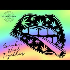 Nature's Remedy - Pride Lips Sticker (5 Inch)
