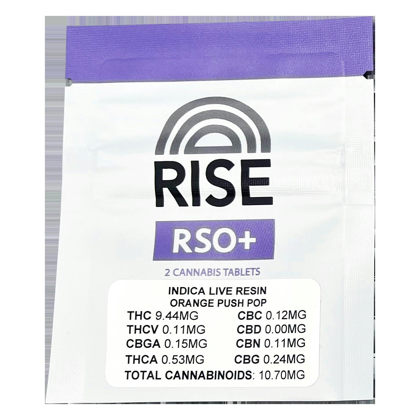 RSO + Maui Wowie Tablets (2ct) Pouch by Rise