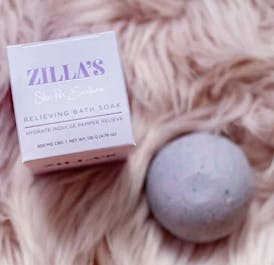 Lavender Eucalyptus 500mg CBD Bath Bomb By Zillas