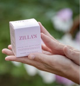 Bulgarian Rose 500mg CBD Bath Bomb By Zillas